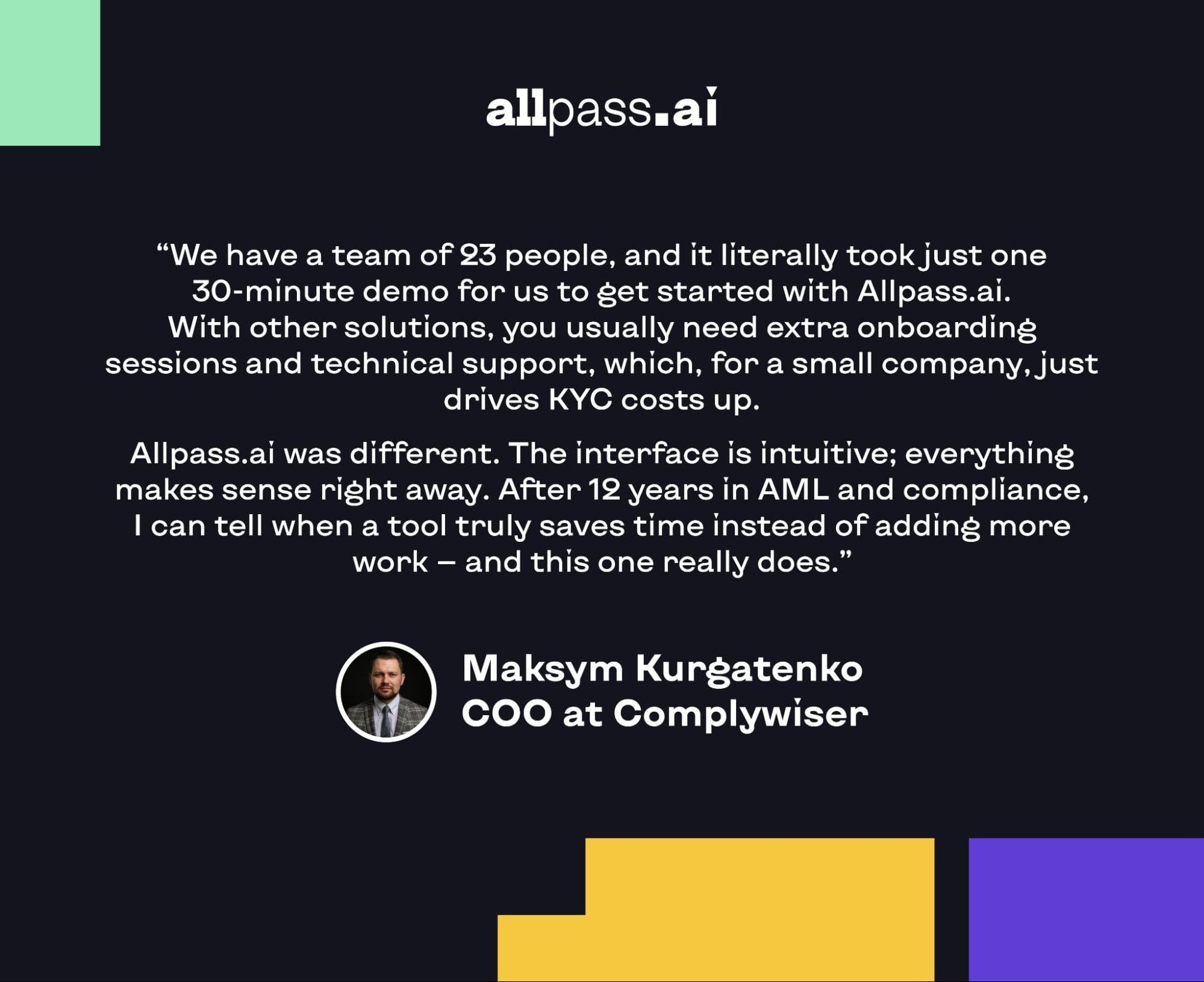 Rates during Identity Verification